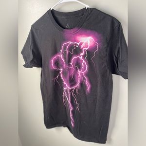 Disneyland lightening Mickey black tee medium